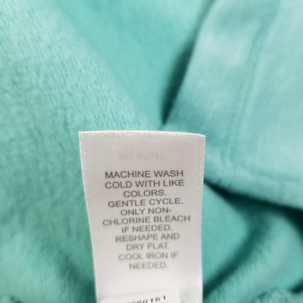 J.Jill Sweater Women's XS Extra Small Green Long Sleeve Stretch Knit V Neck Top - Picture 8 of 14